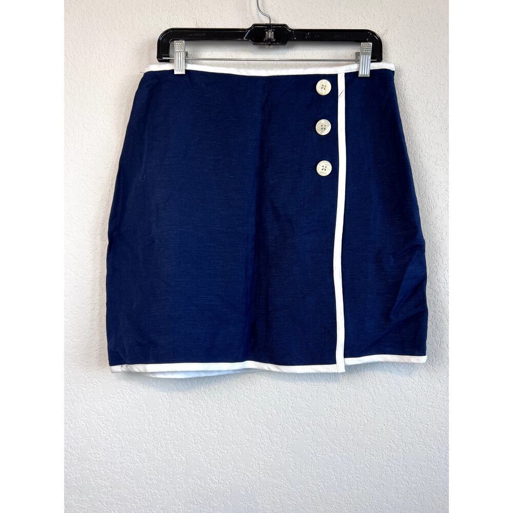 Chic Loft Navy & White Nautical Skirt - Size 6 - New!